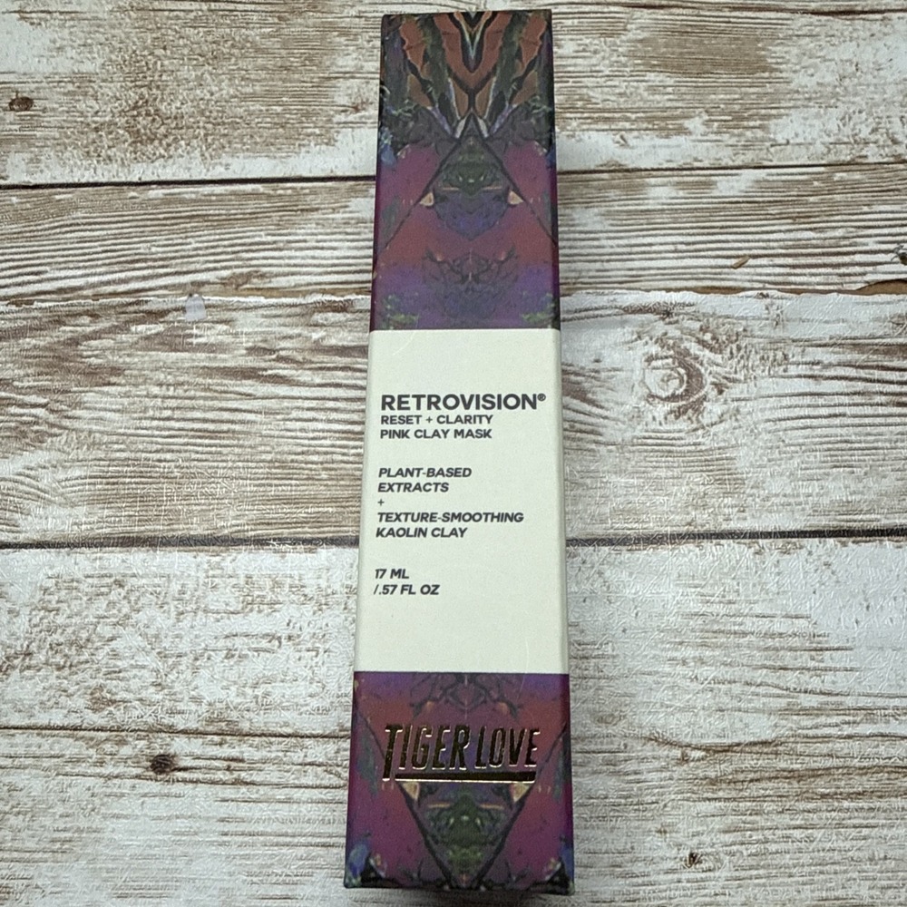 TigerLove Retrovision Reset‎ + Clarity Pink Clay Mask 17ml/0.57fl oz Travel Mini
